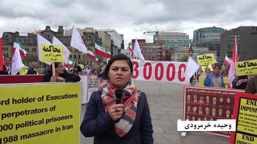 تظاهرات ایرانیان آزاده در مقابل پارلمان کانادا گرامیداشت شهیدان قتل‌عام ۶۷ و حماسه اشرف در ۱۰شهریور ۹۲