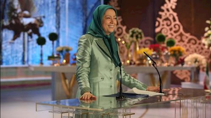 سخنرانی نوروزی مریم رجوی در جمع مجاهدان اشرفی