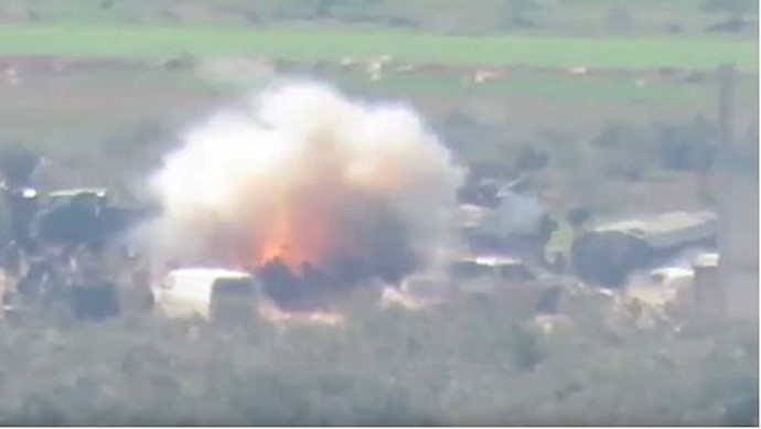 مورد هدف قرار دادن تانک اسد