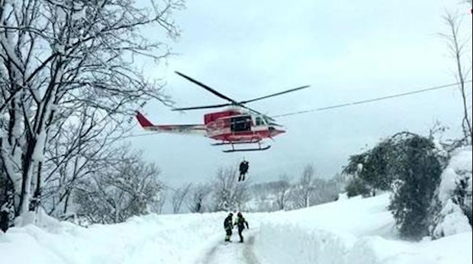 دو بهمن در منطقه مرزی ایتالیا، فرانسه و سوئیس سقوط کرده‌اند.