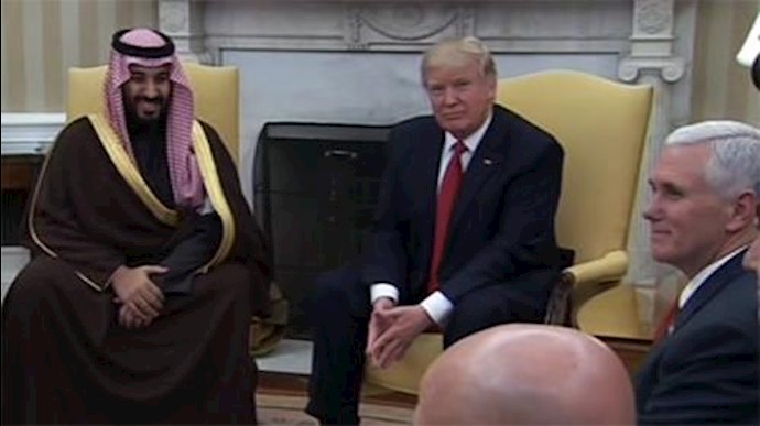 دونالد ترامپ و محمد بن سلمان 