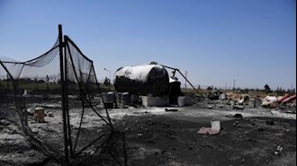 انهدام پایگاه هوایی شعیرات بعد از حمله موشکی آمریکا