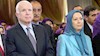 مریم رجوی و سناتور جان مک کین در دیدار با مجاهدان اشرفی