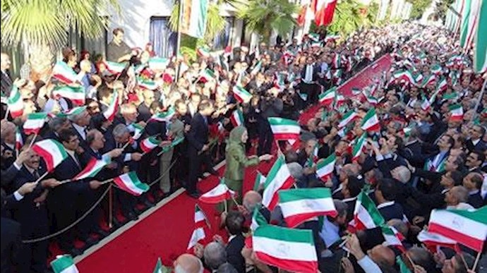 استقبال تاریخی مجاهدین از مریم رجوی در آلبانی