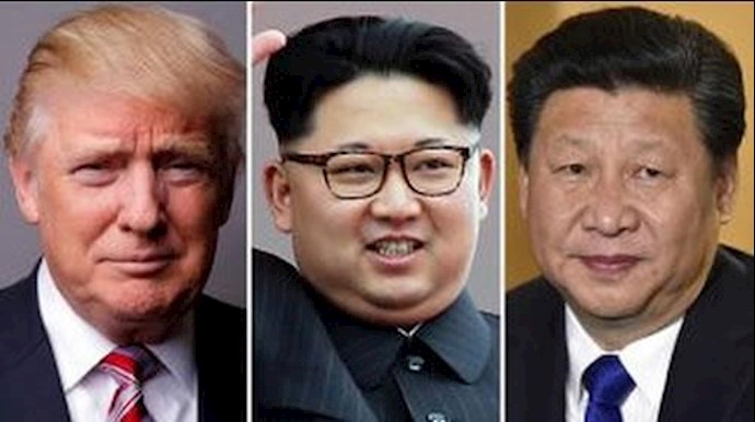 رهبران آمریکا ، کره شمالی، و چین