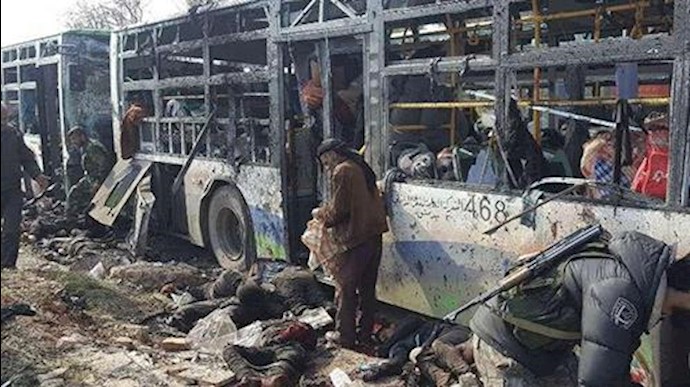 شهادت شماری از رزمندگان سوری در انفجار منطقه راشدین