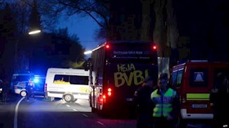 انفجار در کنار اتوبوس حامل بازیکنان تیم فوتبال دورتموند