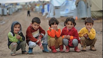 کودکان سوری آواره در اردوگاهها
