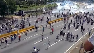 درگیری مخالفان رئیس‌جمهور در ونزوئلا