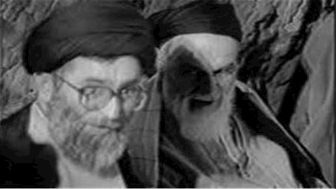 خمینی دجال و خامنه ای غاصبان حق حاکمیت مردم ایران  