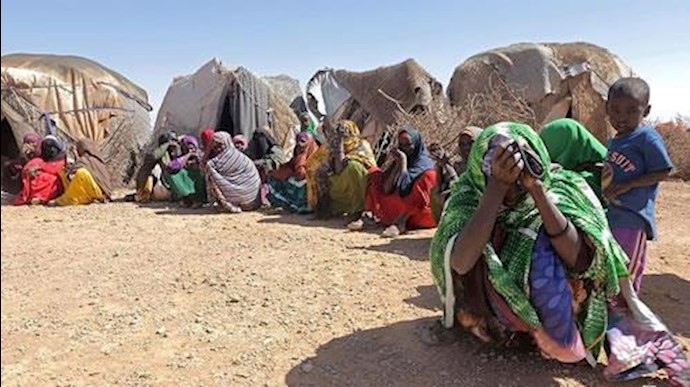 زنان و کودکان کپرنشین در سومالی 