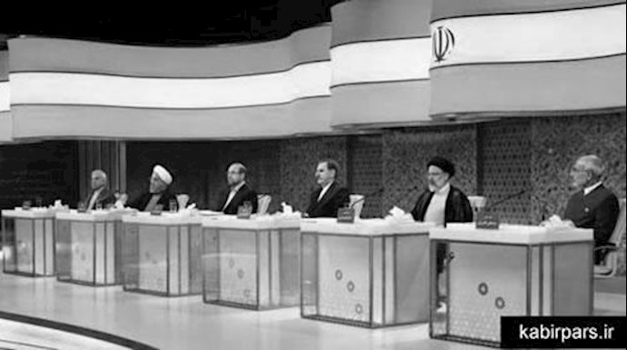 مناظره کاندیداهای نمایش انتخابات رژیم 