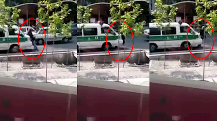 زیر گرفتن یک دختر جوان توسط خودرو نیروی انتظامی در اردکان یزد