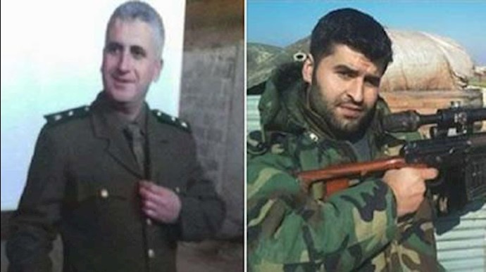 افسران کشته‌شده رژیم سوریه در درعا