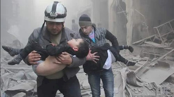 کشتار کودکان بر اثر حملات گسترده هوایی در حلب