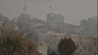 گردو غبار شهرکرد مرکز استان چهارمحال و بختیاری