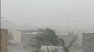 گرد و غبار در مهران