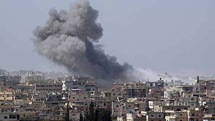 حملات هوایی رژیم اسد به درعا- آرشیو