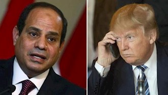 دونالد ترامپ و عبدالفتاح السیسی