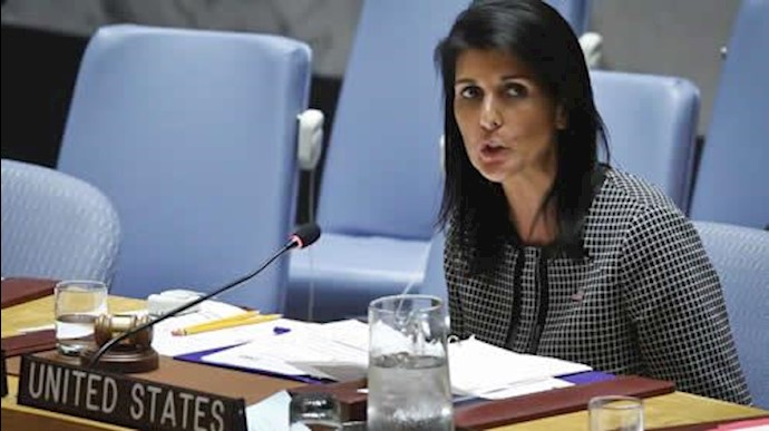 نیکی هیلی نماینده آمریکا در سازمان ملل‌متحد 