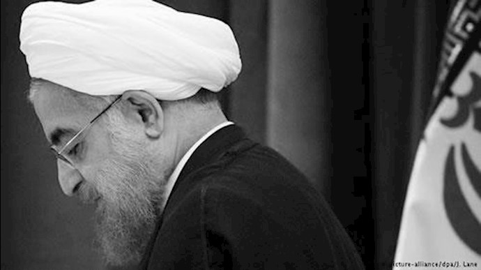 کرنش آخوند شیاد حسن روحانی بعد از سکوت سه روزه