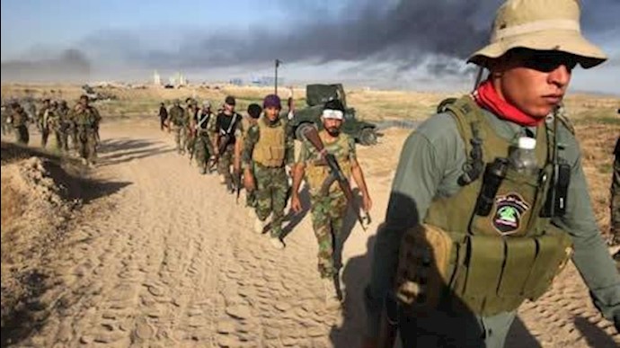 نیروهای مزدور حشدالشعبی در مرز عراق و سوریه