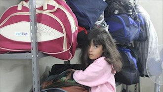 یک کودک آواره سوری در شهر کاتانیای ایتالیا 