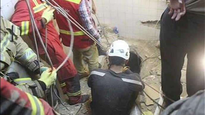مرگ 4جوان در یک چاه در تهران