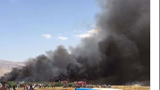 آتش سوزی در اردوگاه پناهندگان سوری در لبنان