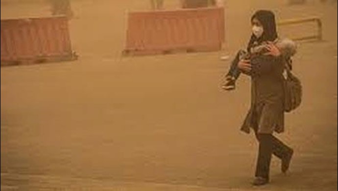 گسترش پدیده گرد وغبار در شهرهای ایران