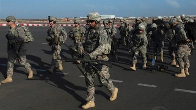 نیروهای آمریکایی در فرودگاهی در یمن 