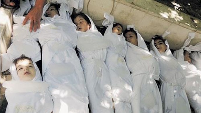 کودکان اولین قربانیان حملات شیمیایی رژیم اسد