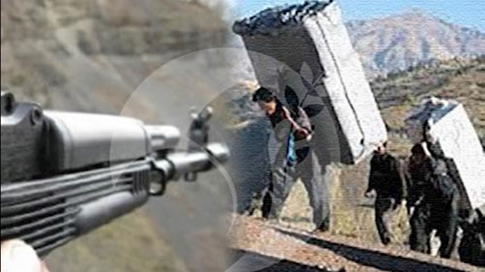 شلیک مستقیم نیروهای سرکوبگر انتظامی به کولبران زحمتکش 