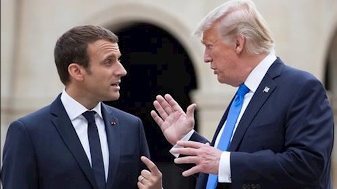 دونالد ترامپ و امانوئل ماکرون
