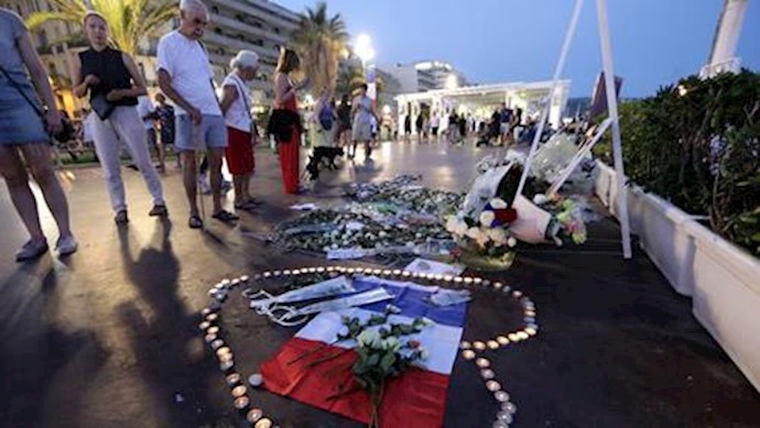 مراسم شهر نیس برای یادبود قربانیان حمله تروریستی