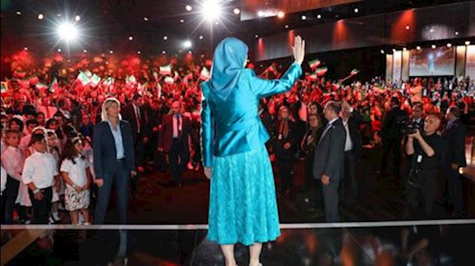 مریم رجوی در گردهمایی بزرگ ایرانیان 