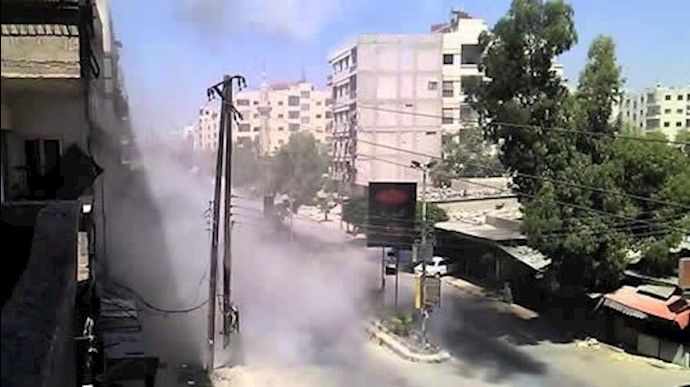 تصاویری از خمپاره باران عین ترما