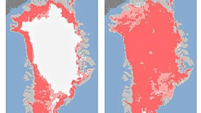 تغییرات آب و هوا: نمایی از چگونگی ذوب شدن یخ‌ها