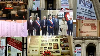 نمایشگاه یادبود شهیدان قتل‌عام 67 در پاریس