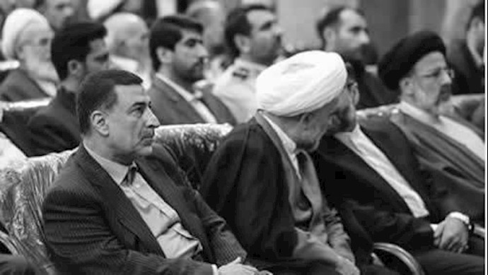 جلاد علیرضا آوایی(سمت چپ) و جلاد ابراهیم رئیسی(سمت راست) از عاملین قتل عام 67