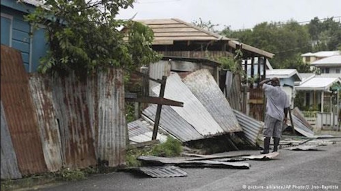  توفان ایرما در جزایر باربودا 