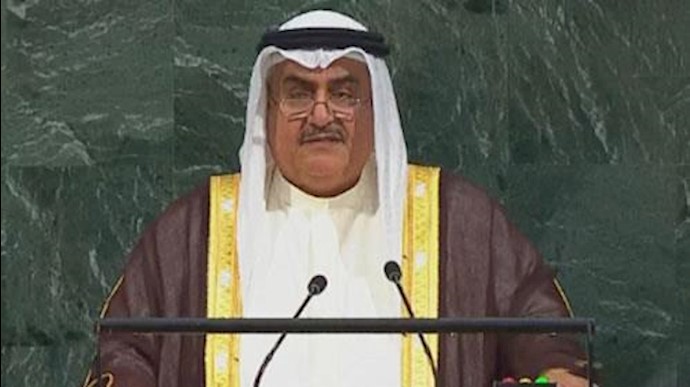 شیخ خالد بن احمدوزیر امور خارجه بحرین