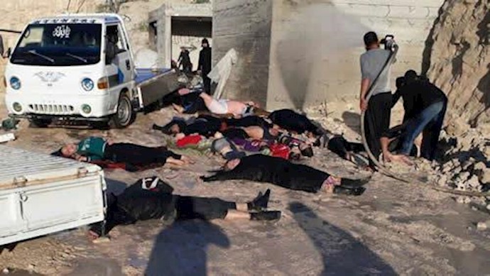 حمله جنایتکارانه شیمیایی اسد به  خان شیخون