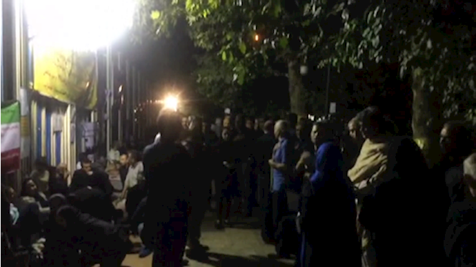 تحصن غارت‌شدگان کاسپین در شب تاسوعا در تهران
