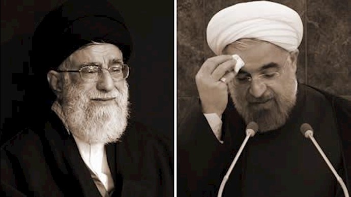 آخوند روحانی و خامنه ای