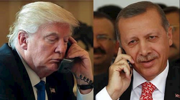 تماس تلفنی دونالد ترامپ و رجب طیب اردوغان