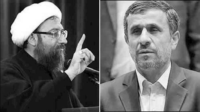 پاسدار احمدی نژاد - آخوند صادق لاریجانی