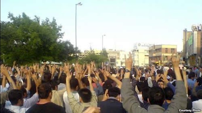 تجمع اعتراضی کارگران نیبر هفته تپه