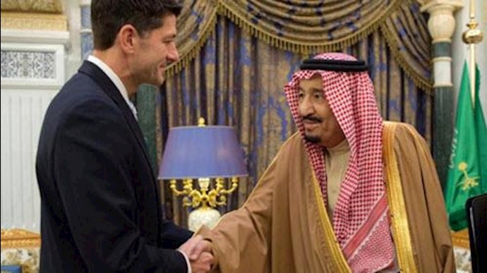 دیدار پادشاه عربستان سعودی با پل رایان