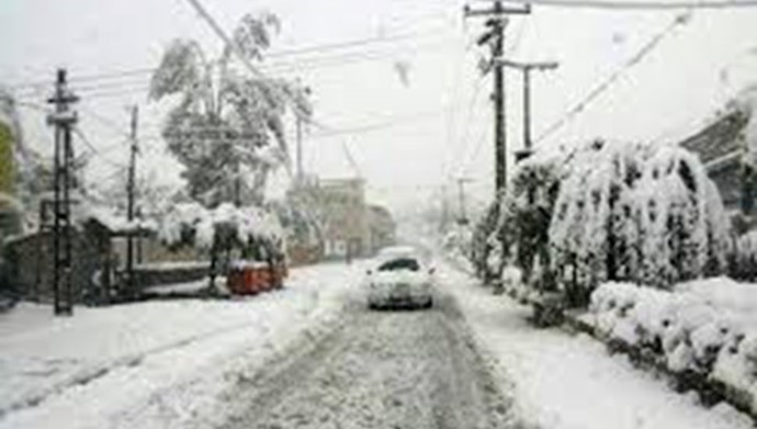 بارش برف در بخشهای وسیعی از ایران
